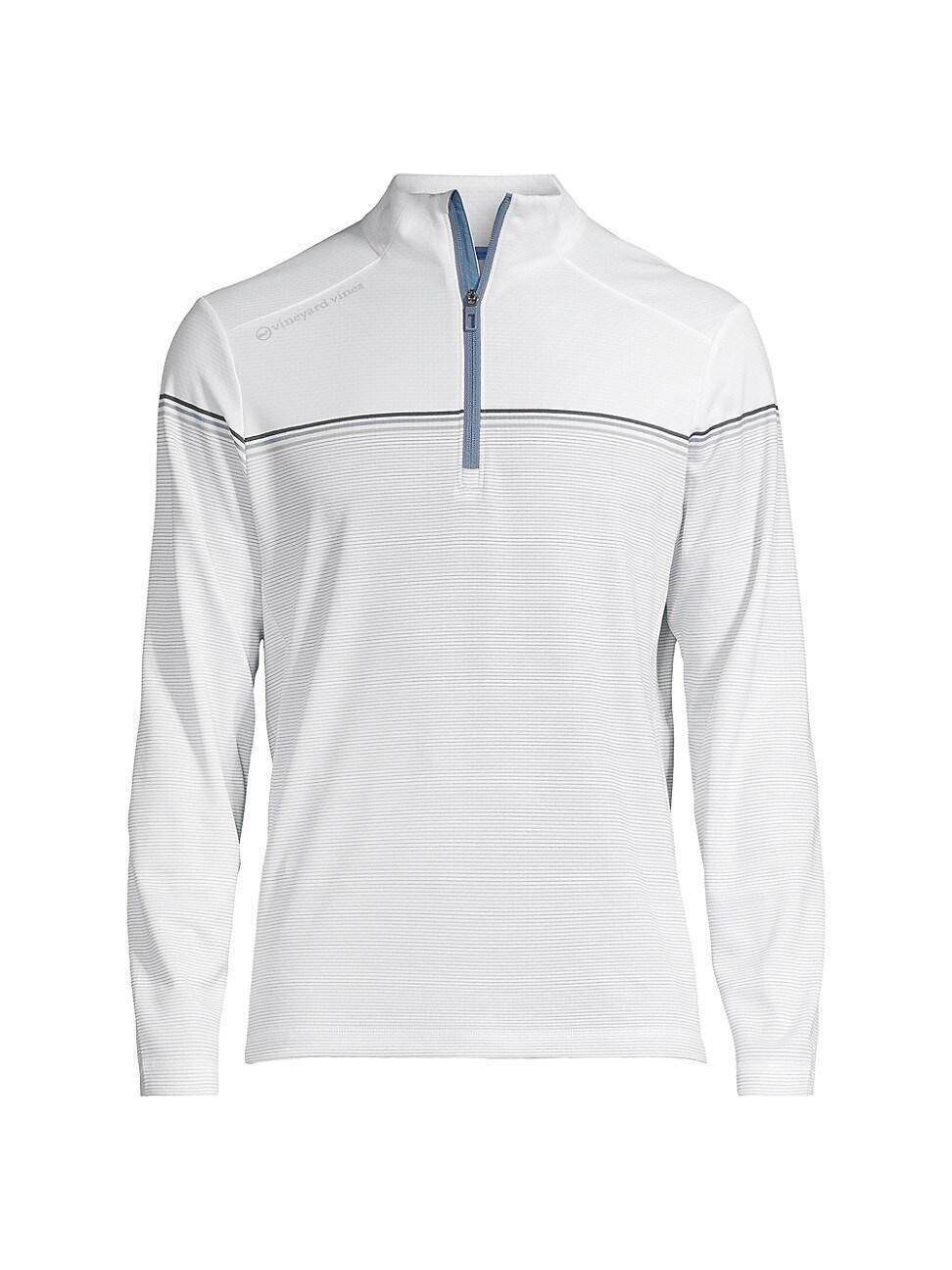 Mens Sankaty Striped Quarter-Zip Sweatshirt Product Image