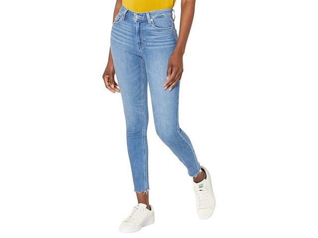 Paige Hoxton Ankle Raw Hem in Bellflower Distressed (Bellflower Distressed) Women's Jeans Product Image