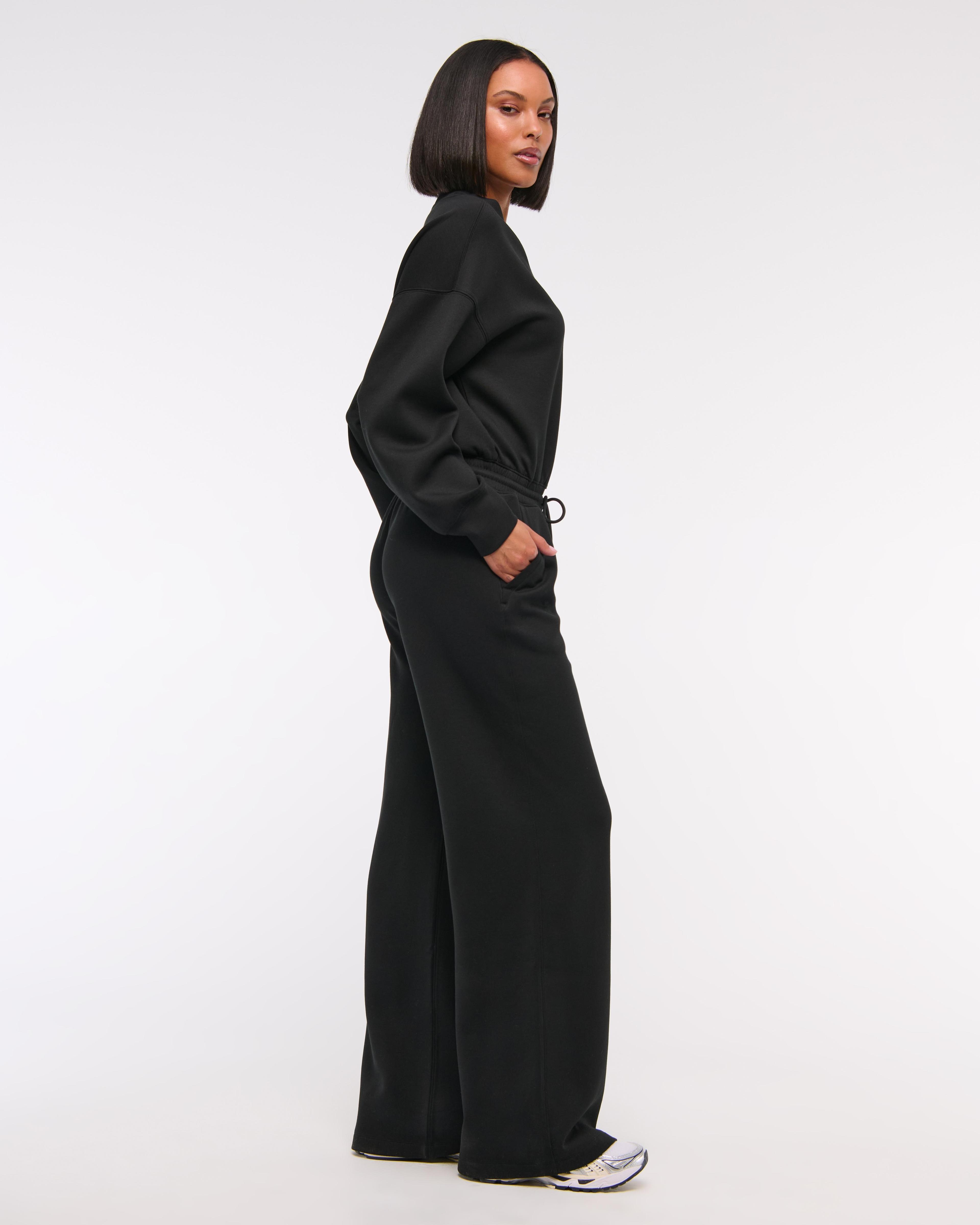 YPB neoKNIT Long-Sleeve Henley Jumpsuit Product Image