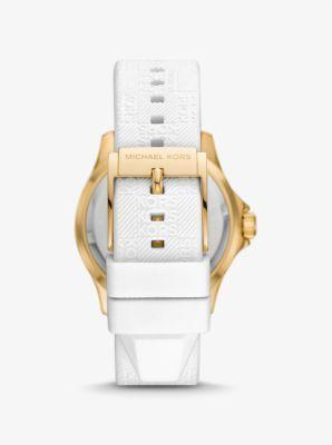 Oversized Pavé Logo -Tone Watch Product Image