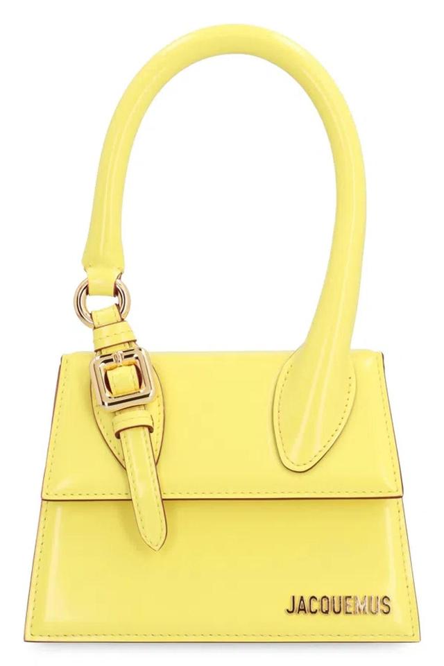 JACQUEMUS Le Chiquito Moyen Boucle Hand Bags Yellow Product Image