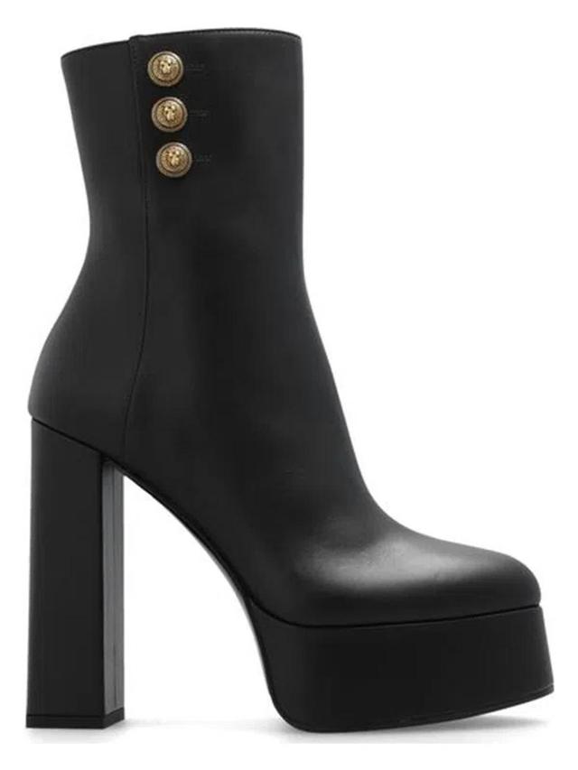 Women's Ankle Boot Brune-calfskin In Black Product Image