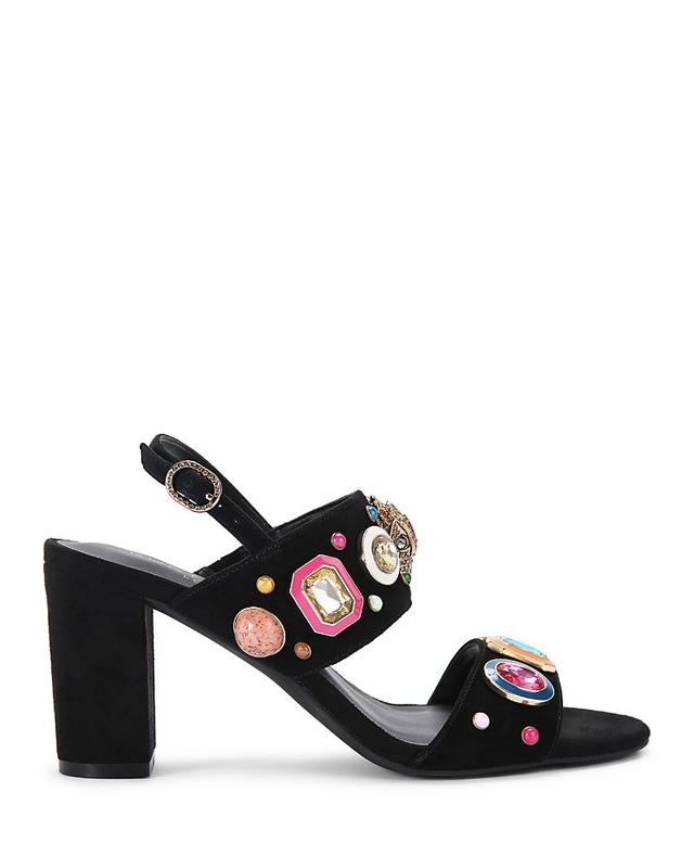 Kurt Geiger London Womens Multi Gem Block Heel Sandals Product Image