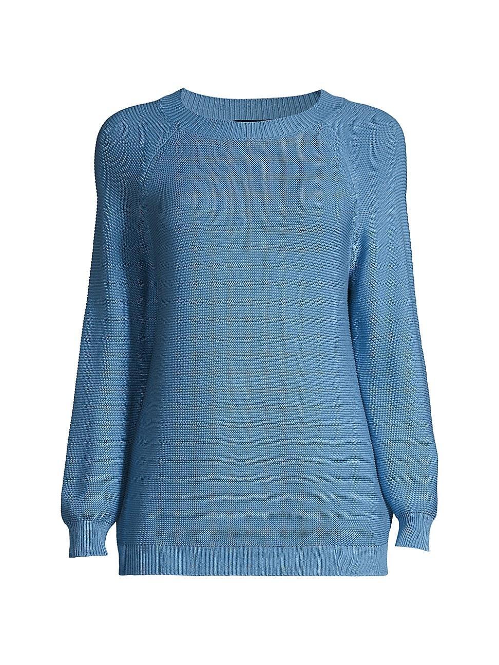 Womens Linz Cotton Crewneck Sweater Product Image