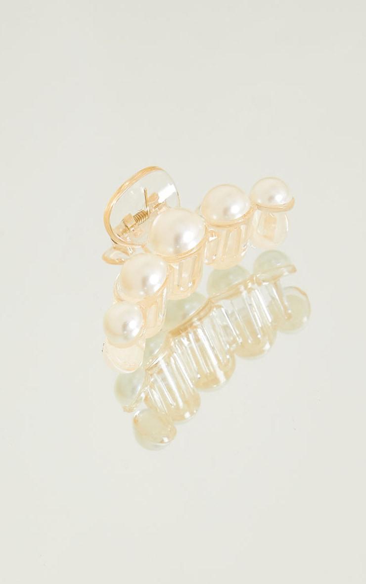 Clear Pearl Hair Claw Product Image