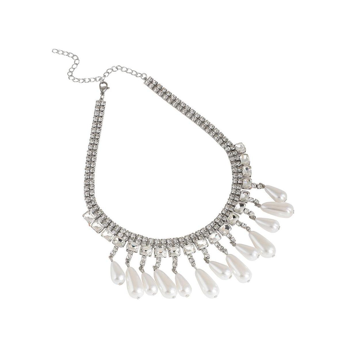 Sohi Womens Drop Statement Necklace Product Image