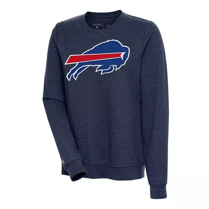 Womens Antigua Heather Buffalo Bills Action Sweatshirt Blue Product Image