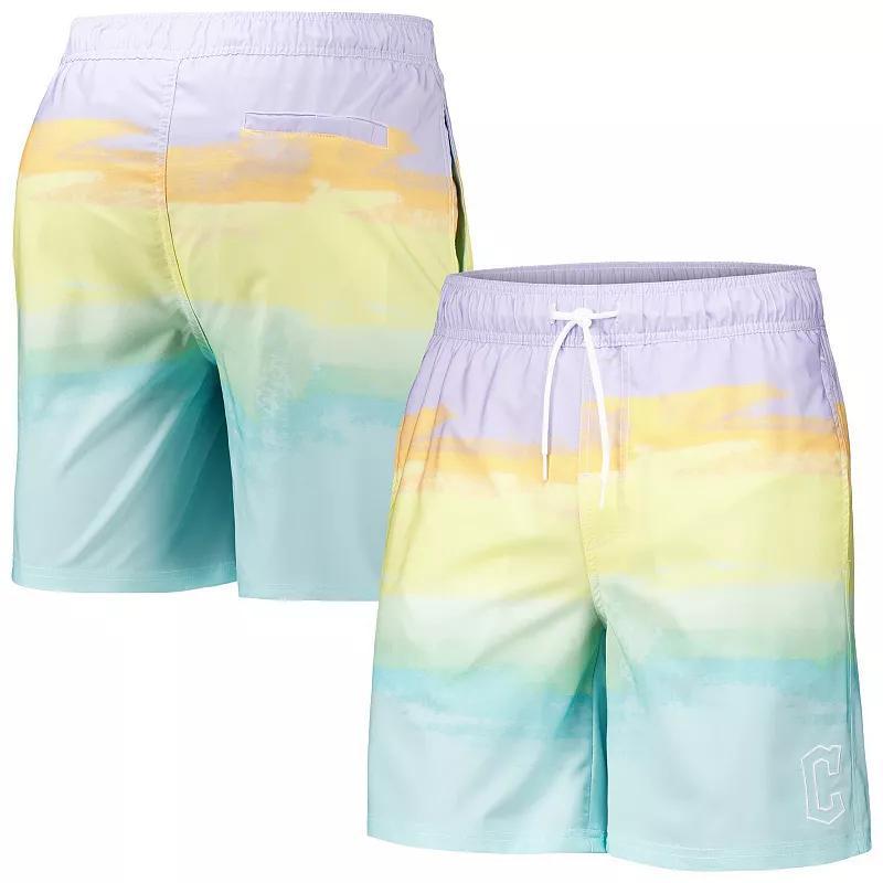 Mens G-III Sports by Carl Banks Cleveland Guardians Perfect Game Volley Board Shorts Product Image