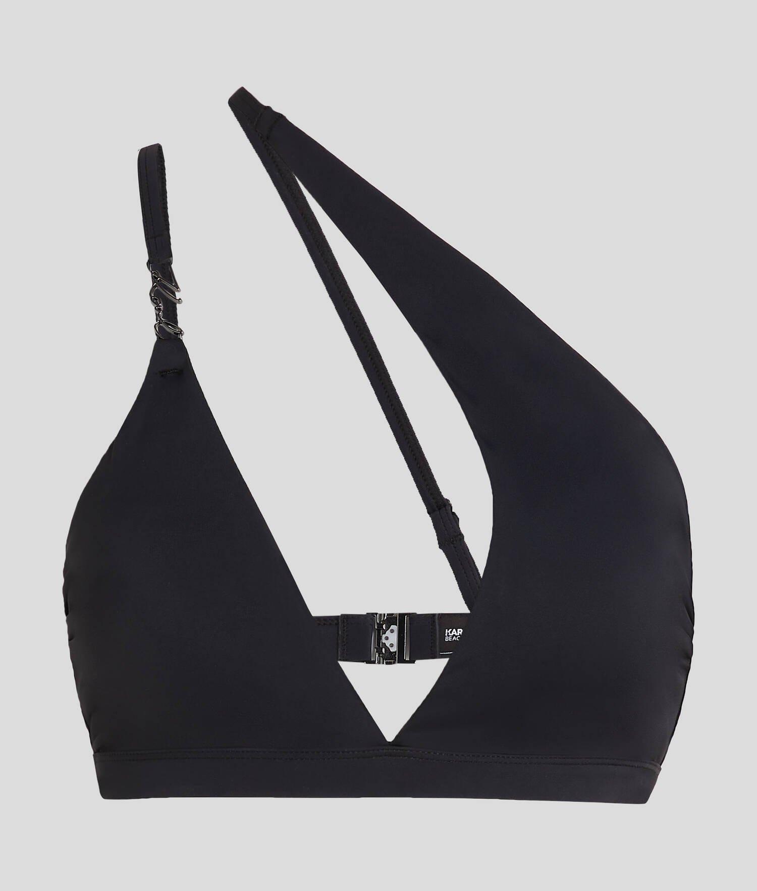 KARL SIGNATURE ASYMMETRIC BIKINI TOP Product Image