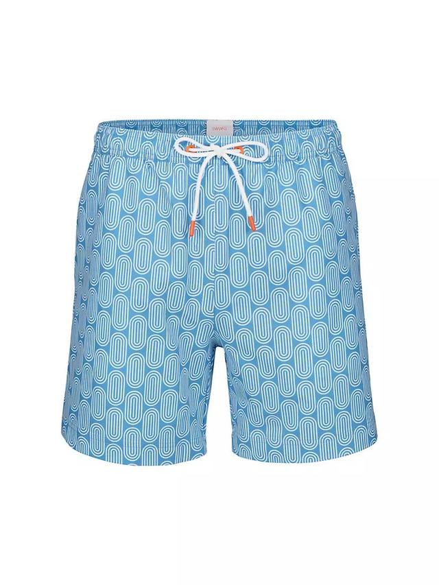 Gia Geometric Swim Shorts Product Image