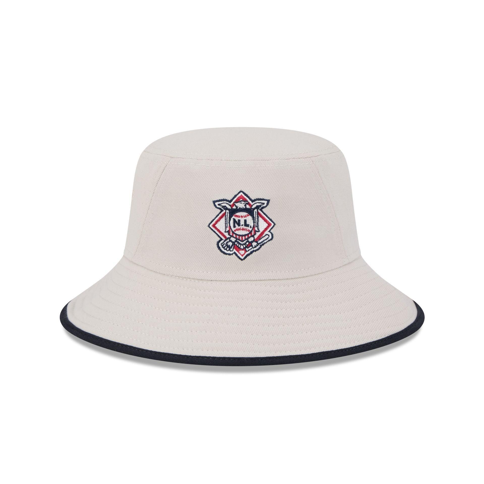 Atlanta Braves Independence Day 2024 Stretch Bucket Hat Male Product Image