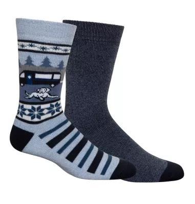 Columbia Men's Campgrounds Medium Weight Thermal Socks - 2 Pack- Product Image