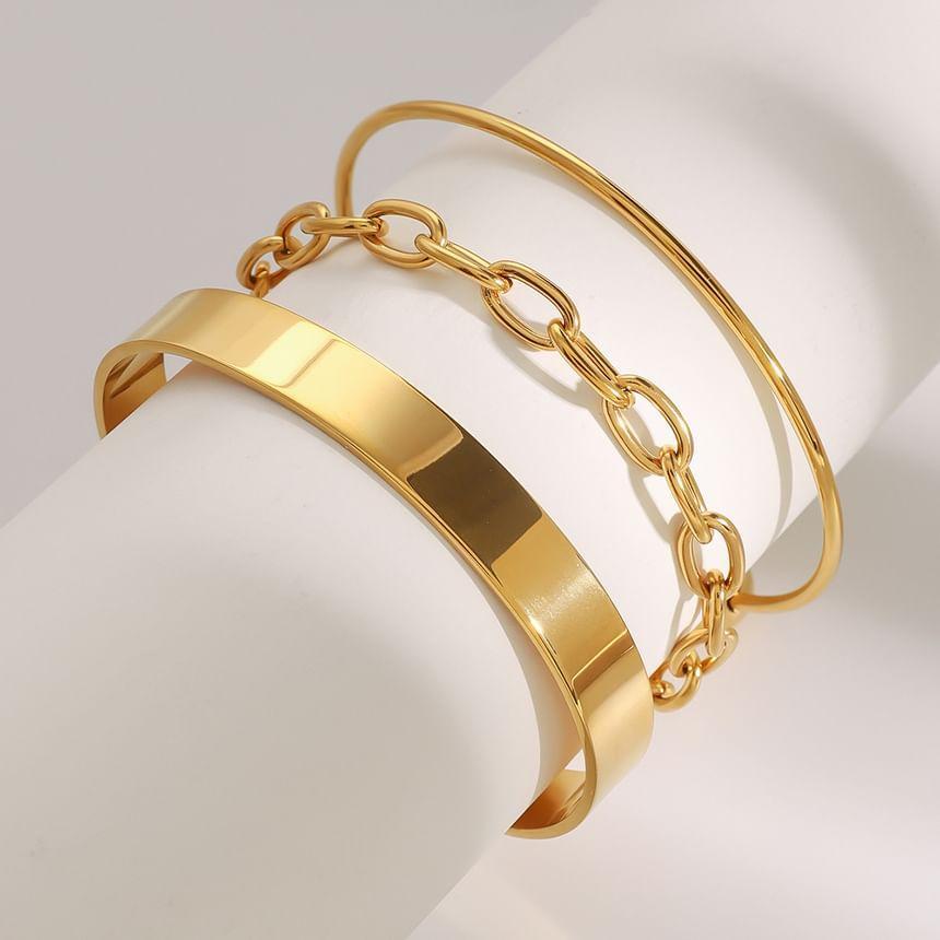 Stainless Steel Open Bangle / Bracelet Product Image