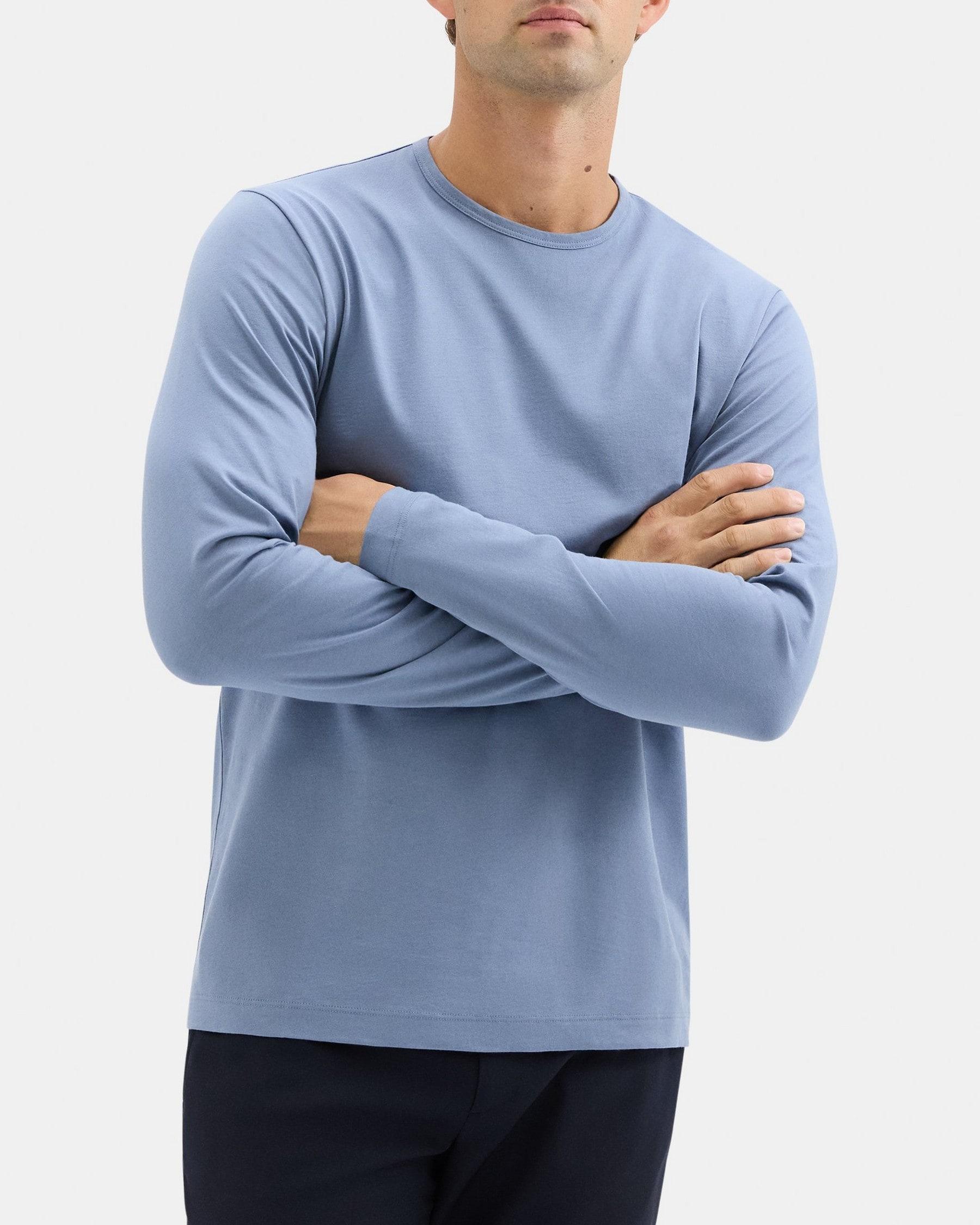 Relaxed Long-Sleeve Tee in Organic Cotton Product Image