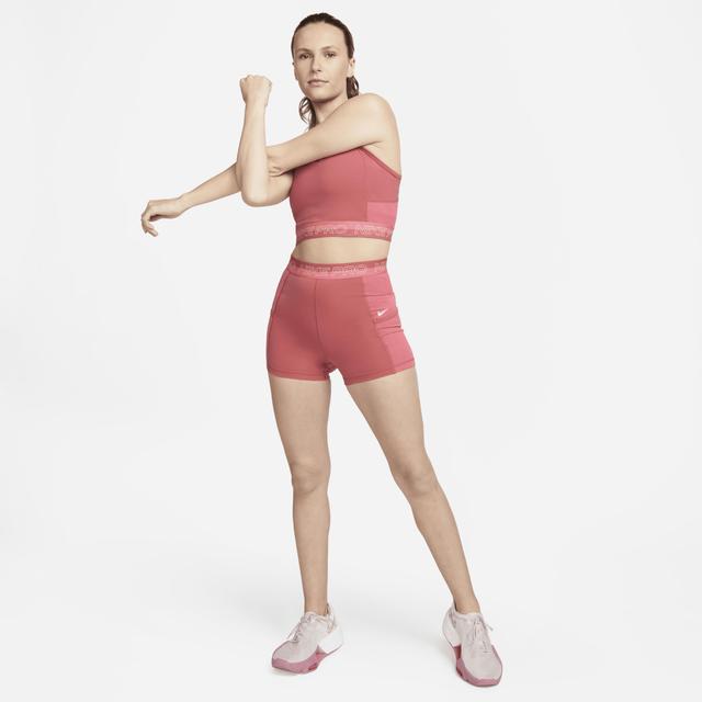 Women's Nike Pro High-Waisted 3" Training Shorts with Pockets Product Image