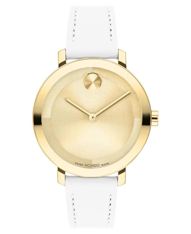 Movado Bold Evolution 2.0 Leather Strap Watch, 34mm Product Image