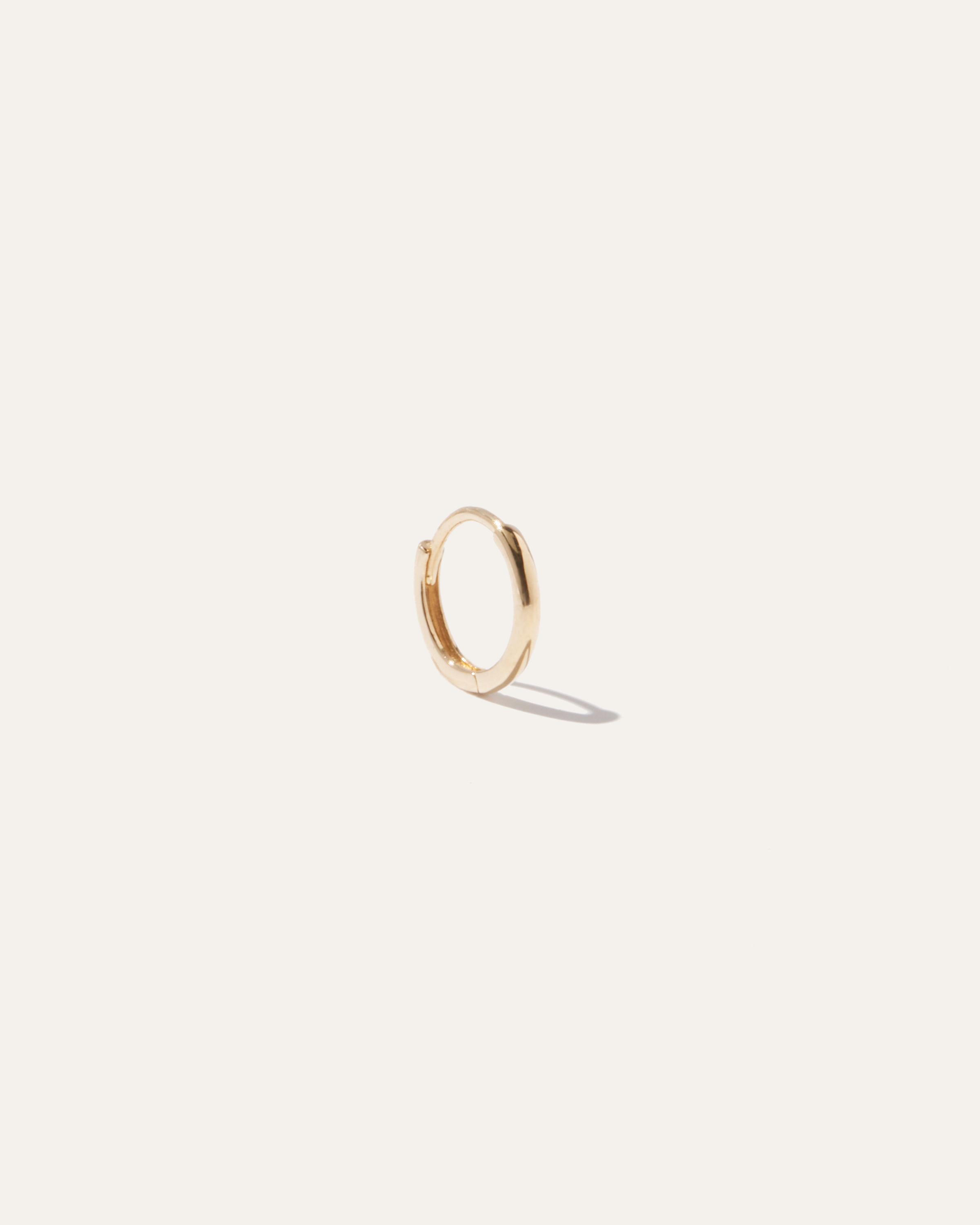 14k Gold Solo Mini Hoop | Quince Product Image