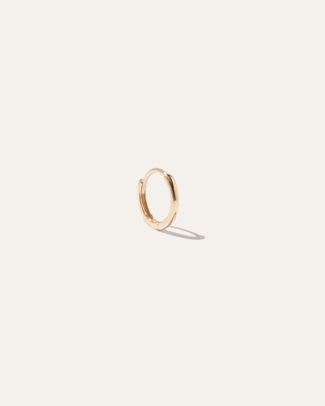 14k Gold Solo Mini Hoop | Quince Product Image