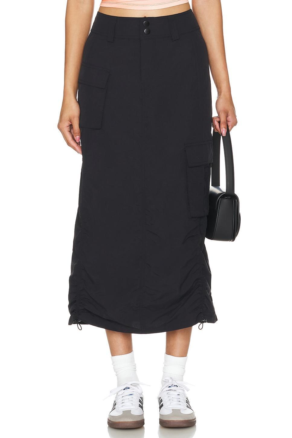 Mila Cargo Midi Skirt superdown Product Image