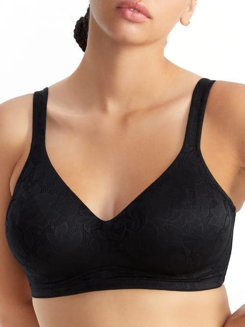 Dominique Jolie Jacquard Wireless Seamless Minimizer Bra 6018, Womens Brown Product Image