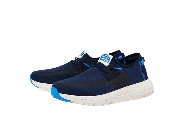 Hey Dude Sirocco Perf Mesh (Navy/White) Men's Shoes Product Image