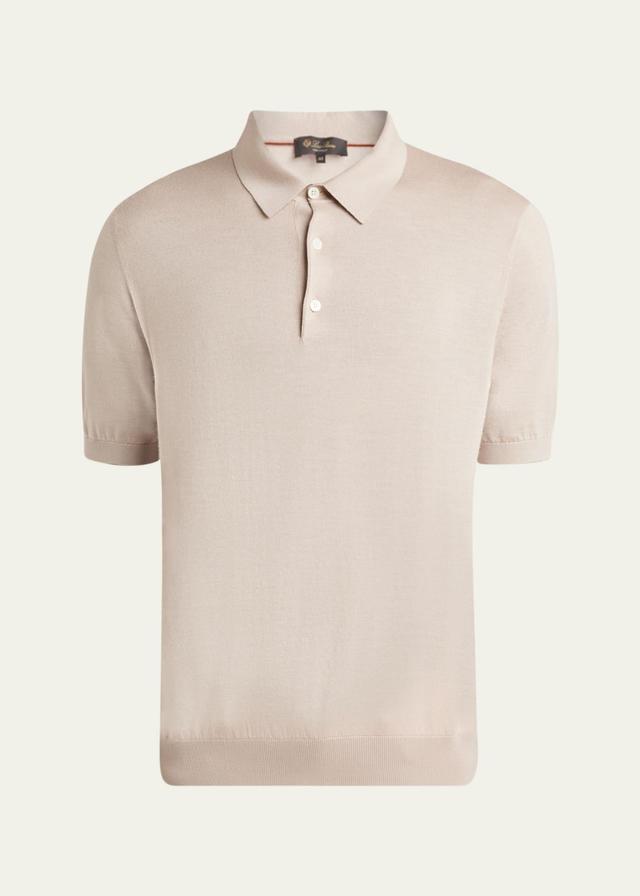 Mens Sottile Short-Sleeve Polo Sweater Product Image