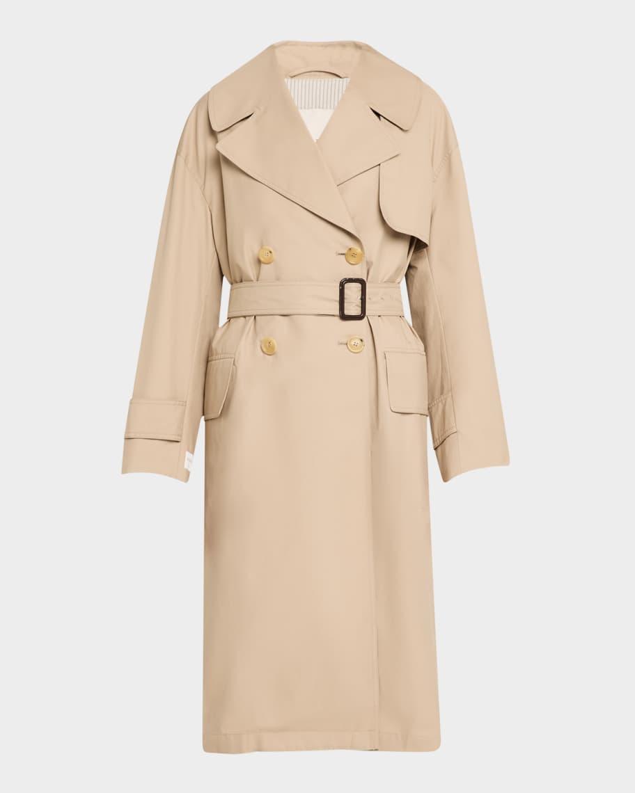 Belted Cotton Trench Coat product image