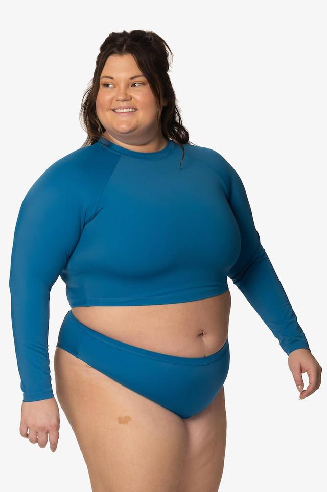 Moana Long Sleeved Crop Rashie - Huntington Female Product Image