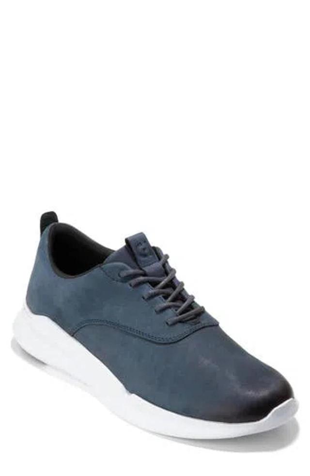 COLE HAAN Grand Crosscourt Runox Sneaker In Navy Nubuck Product Image