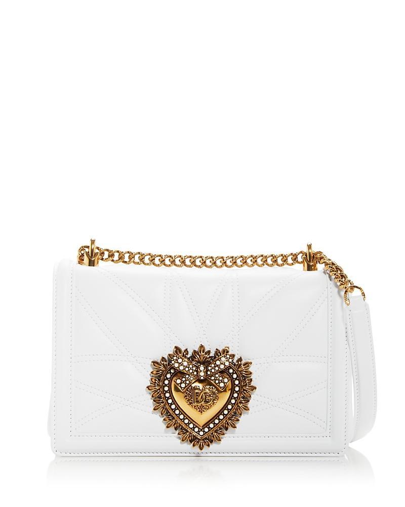 Dolce & Gabbana Devotion Logo Heart Lambskin Crossbody Bag Product Image