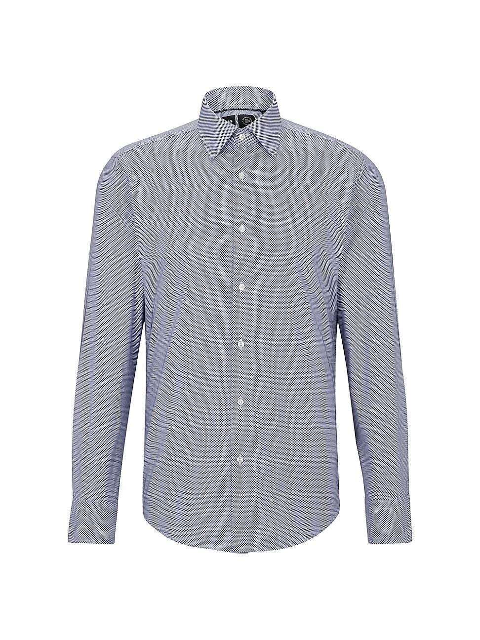 Mens Regular-Fit Shirt In Performance-Stretch Fabric Product Image