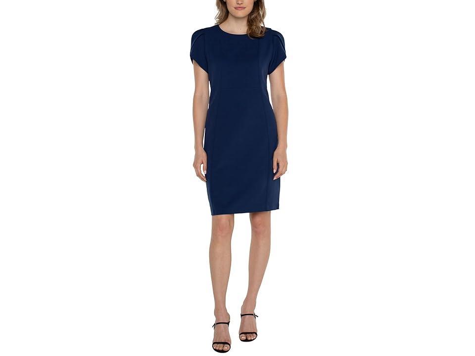 Liverpool Los Angeles Short Sleeve Sheath Dress Product Image