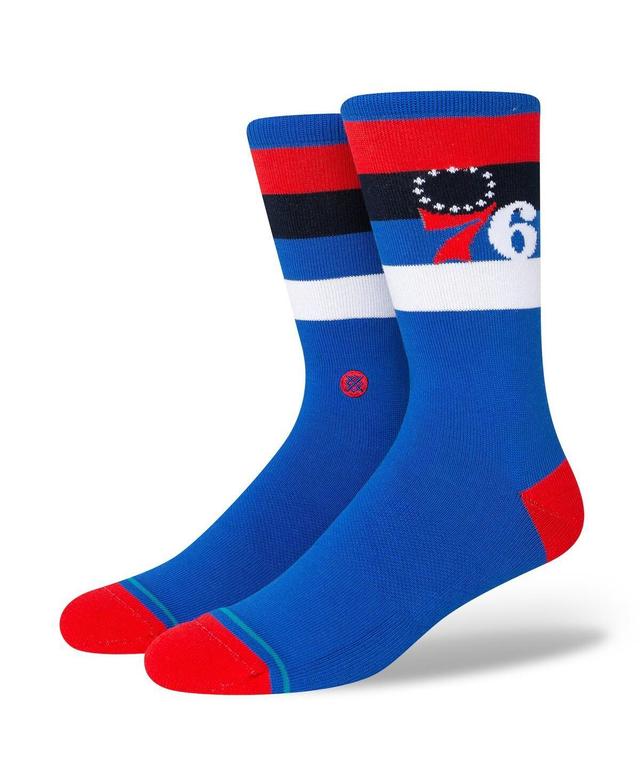 Stance Philadelphia 76ers Stripe Crew Socks, Mens Product Image