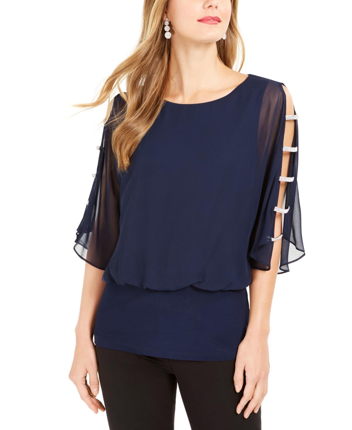 Msk Embellished-Sleeve Top Product Image