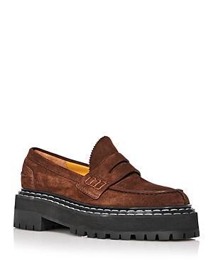 Proenza Schouler Womens Sucal Slip On Lug Sole Loafer Flats Product Image