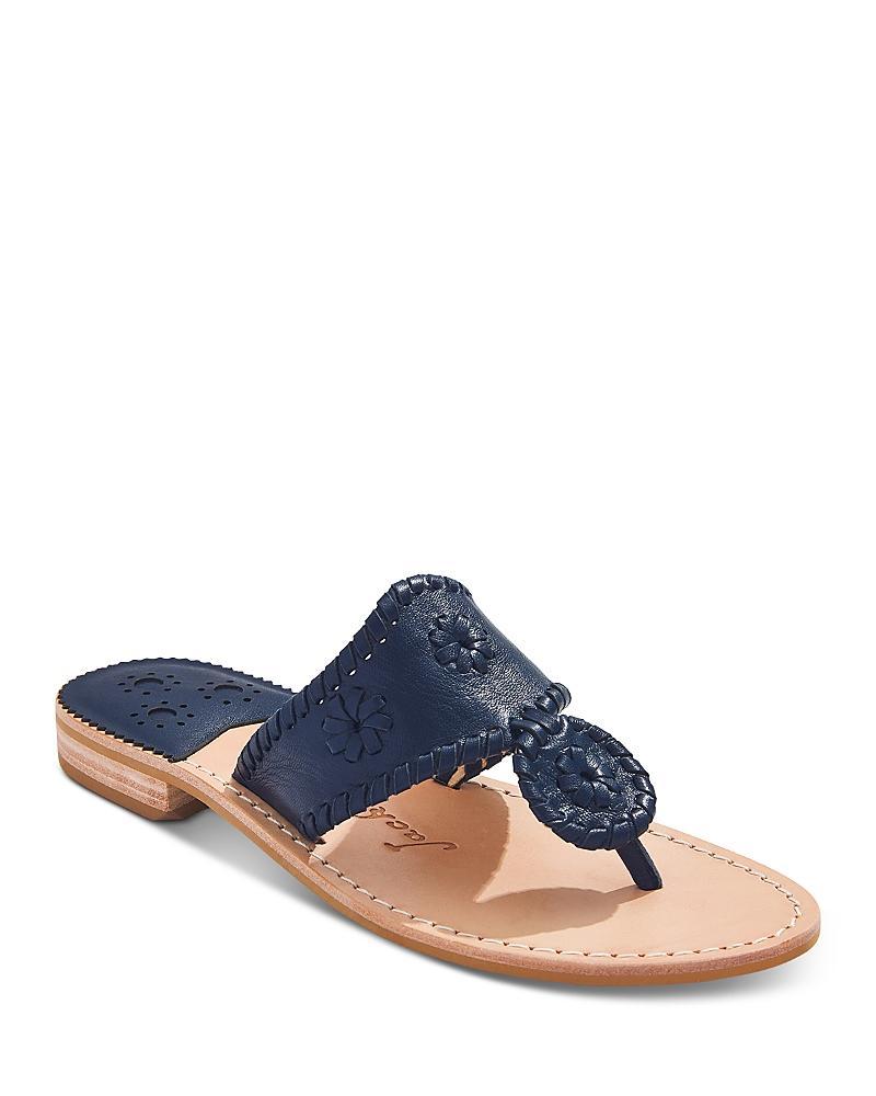 Jack Rogers Jacks Flat Sandal Silver) Women's Sandals Product Image