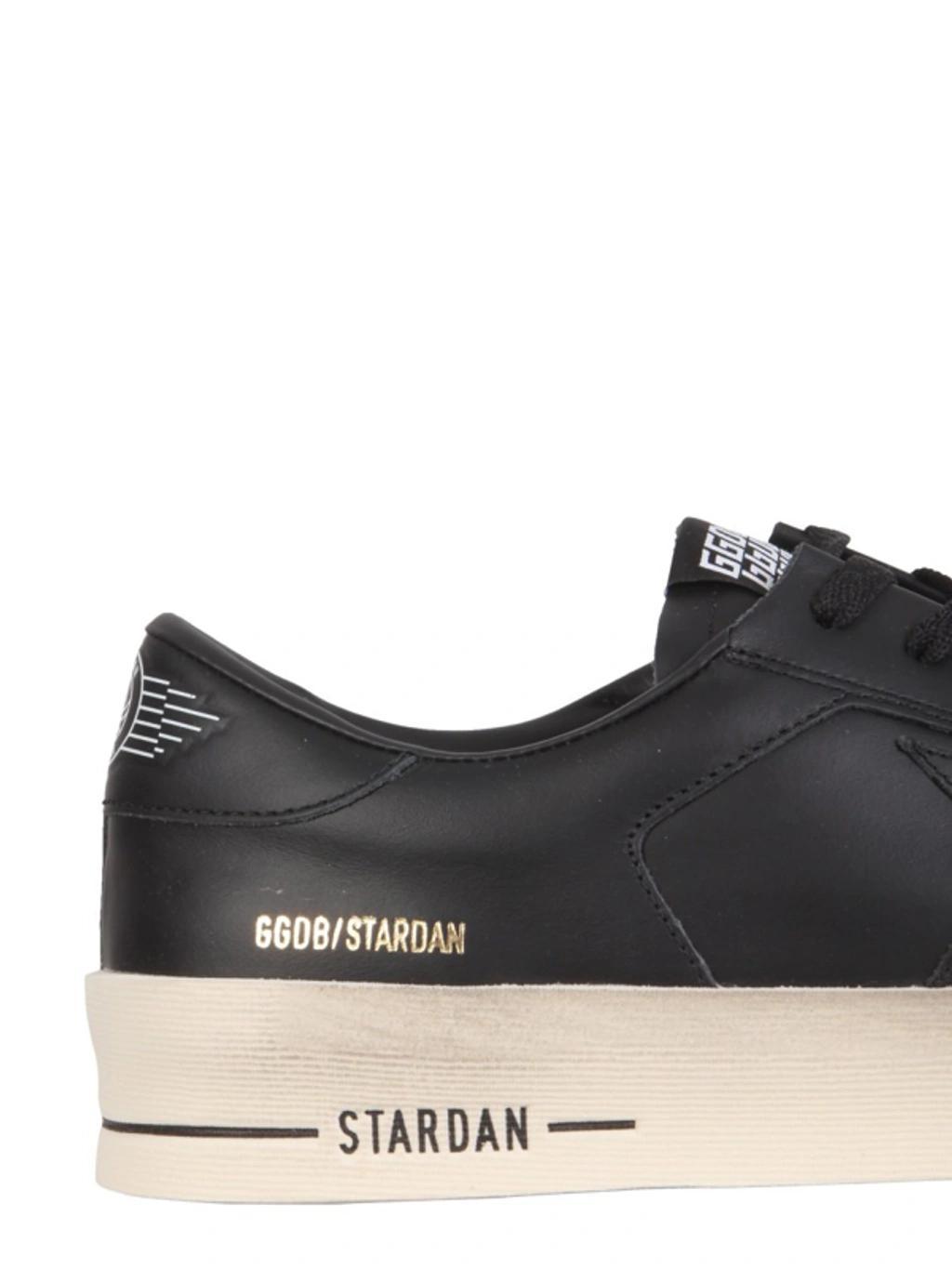 GOLDEN GOOSE Stardan Sneakers In Leather In Black Product Image