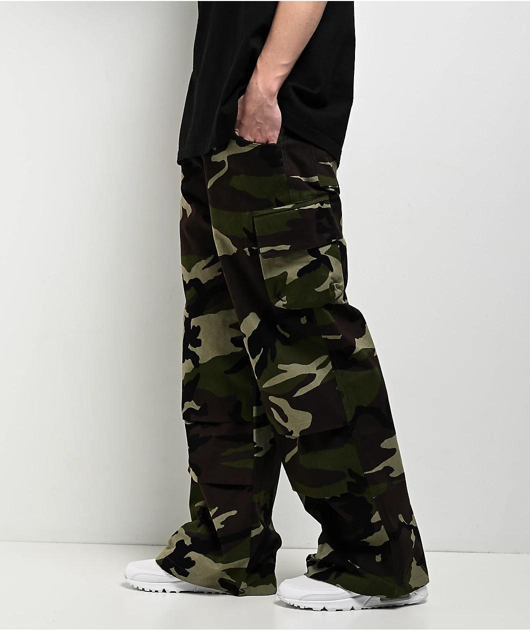 American Stitch Camo Oversized Cargo Pants Product Image