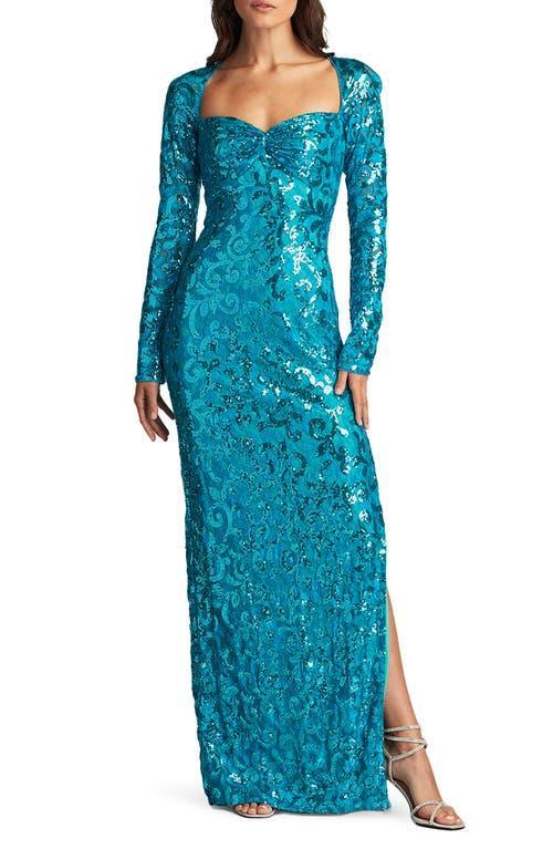 Womens Sweetheart Sequin Gown Product Image