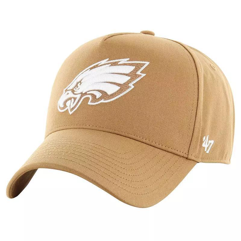 Mens 47 Tan Philadelphia Eagles Ballpark MVP Adjustable Hat Product Image