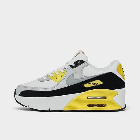 Nike Womens Air Max 90 LV8 - Shoes White/Wolf Grey/Black Product Image