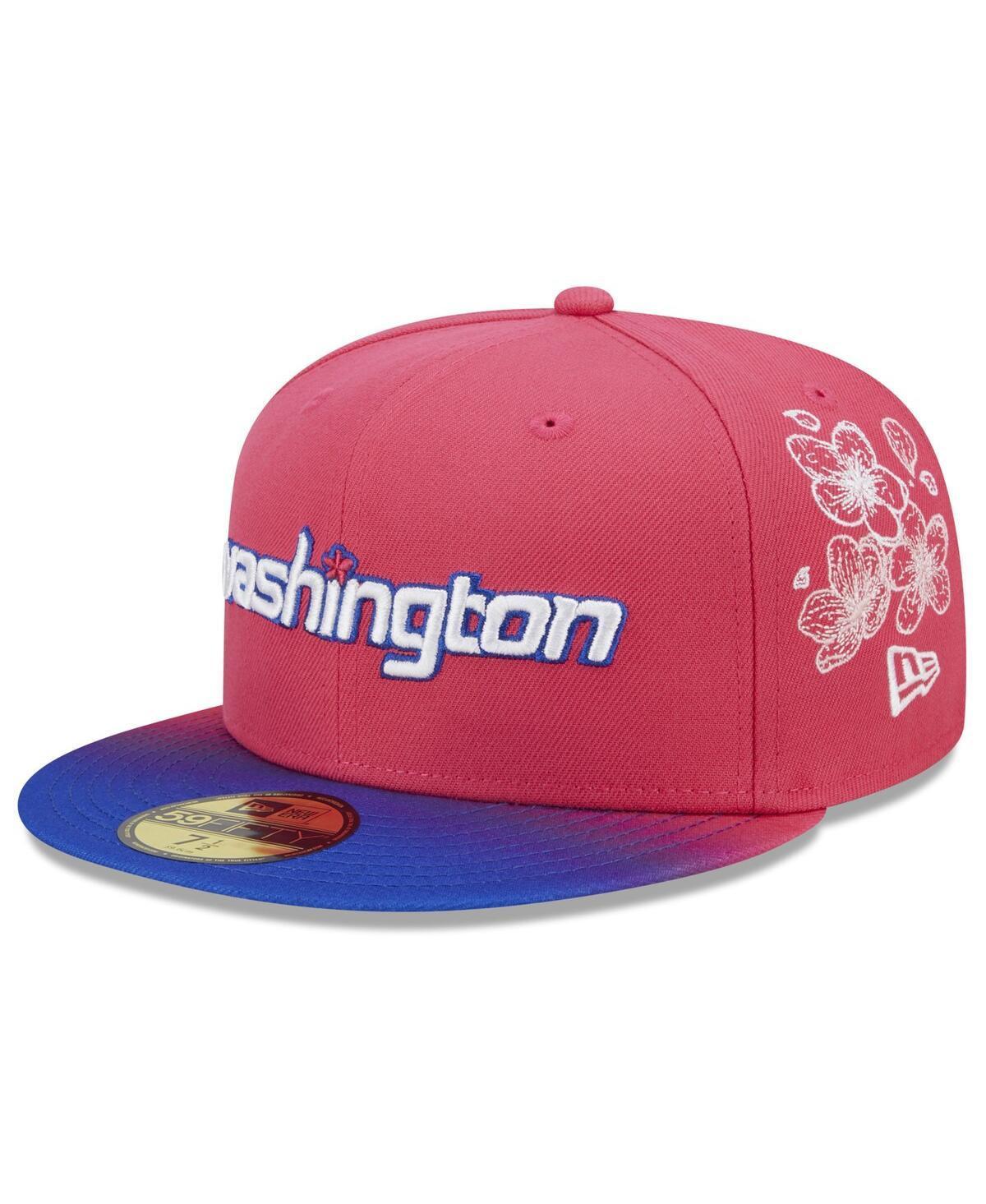 Mens New Era Pink Washington Wizards 2022/23 City Edition Official 59FIFTY Fitted Hat Product Image