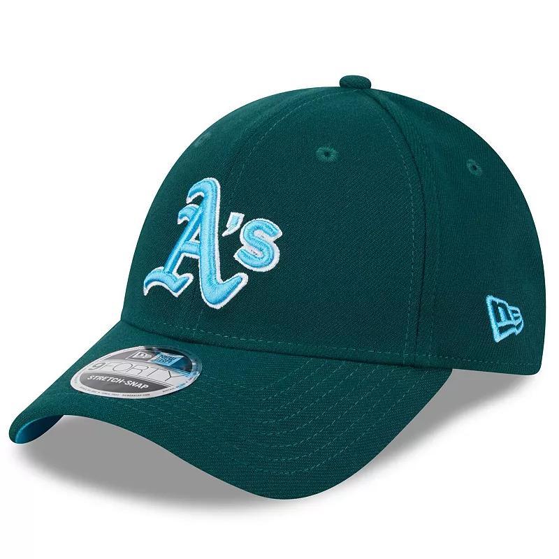 New Era Mens Green Oakland Athletics 2024 Fathers Day 9FORTY Adjustable Hat Product Image