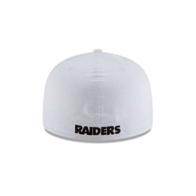 Las Vegas Raiders White 59FIFTY Fitted Hat Male Product Image