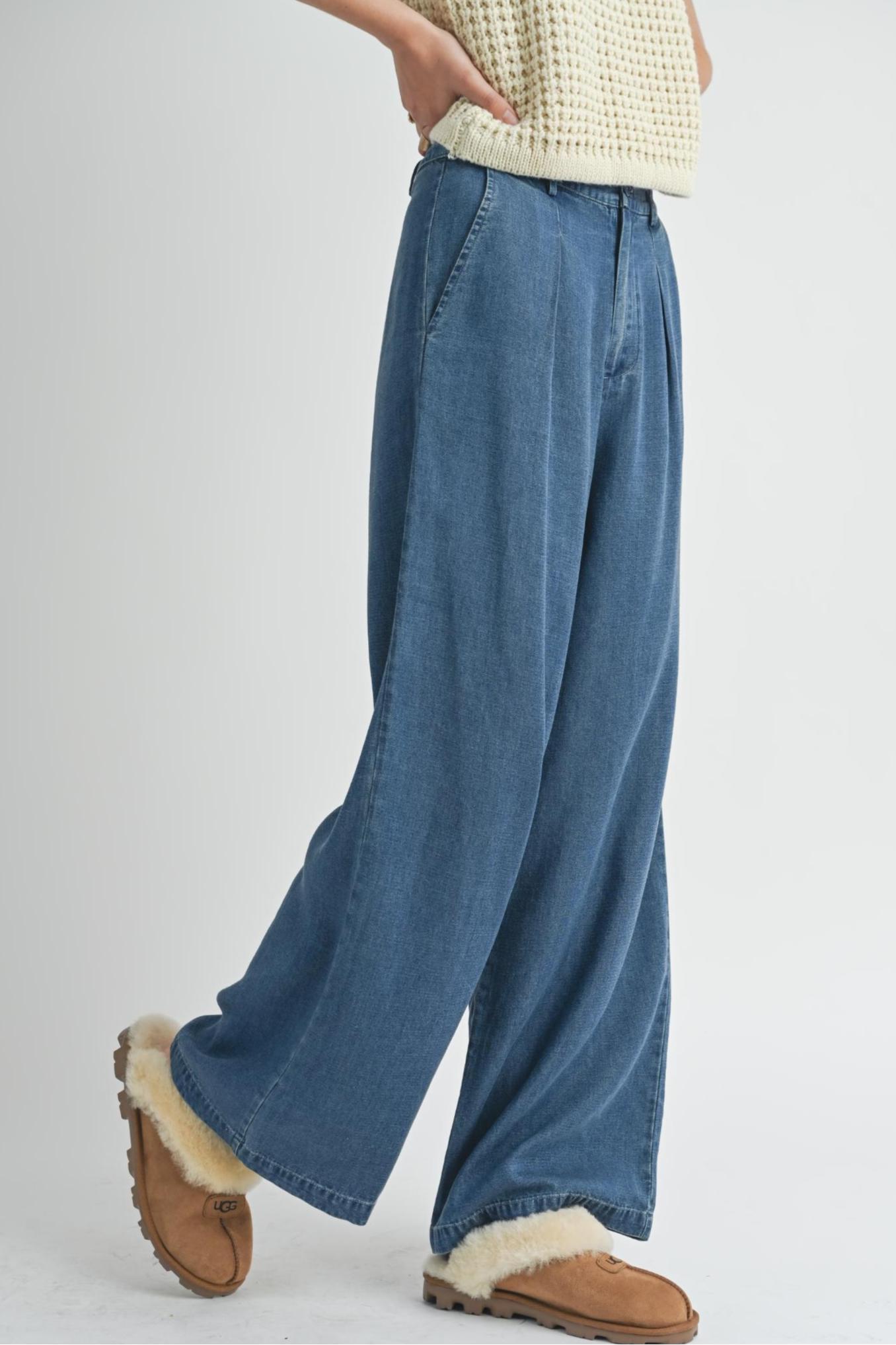 Wide Leg, Pants Product Image