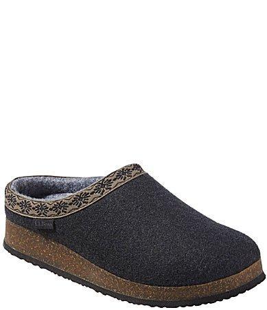 L.L.Bean Womens Wool Slipper Clogs Product Image