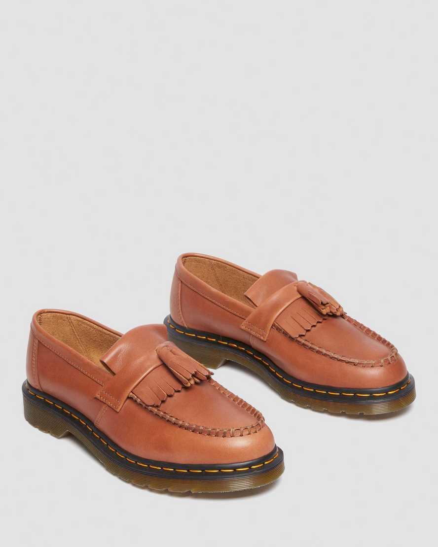 Adrian Carrara Leather Tassel Loafers Product Image