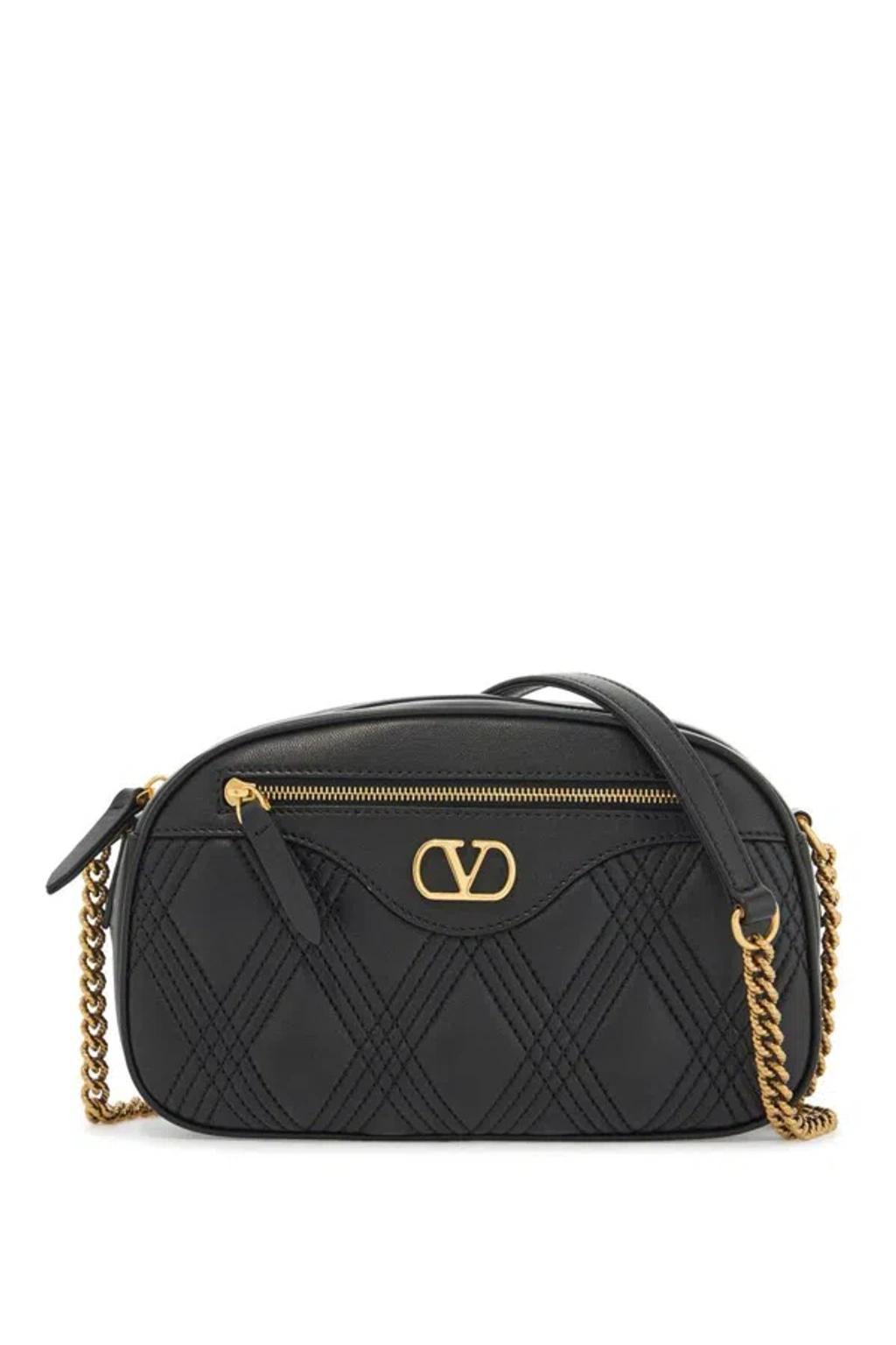 VALENTINO GARAVANI Quilted Shoulder Bag With In Black Product Image