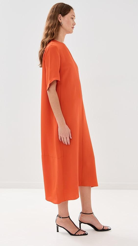 Tibi 4 Ply Silk Tshirt Dress | Shopbop Product Image