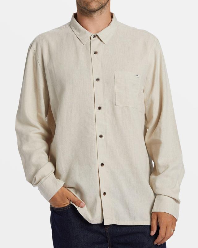 Ricardo Long Sleeve Shirt - Stone Male Product Image